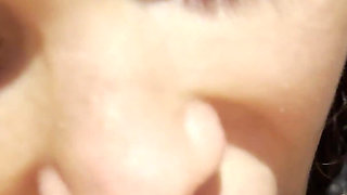Monika Fox POV Blowjob, Handjob, Rimming and Gets Cum on Stomach in Hotel with Lover!