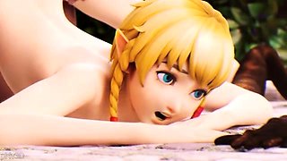 Foxy 3D Superwoman bounces up and down on a cock