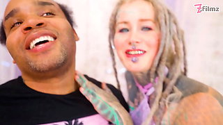 Tattooed babe BBC ANAL fuck - deepthroat, ATM facial cumshot