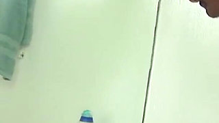 Big ass black girl gets fucked in bathroom