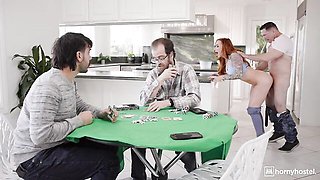 Good redhead MILF Sophia Locke fucks with a young boyfriend