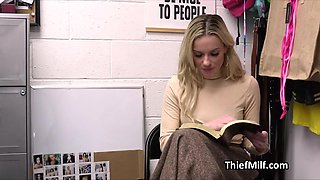 Humping oil and dildo stealing MILF