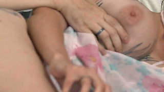 How Step Mom’s Double Creampie Lust Explodes Over Step Son’s Porn in Bed?