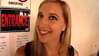 Blonde slut likes it rough