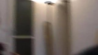 German Teen 18+ In Stockings Stuffs Her Ass With Dildo In Solo Action