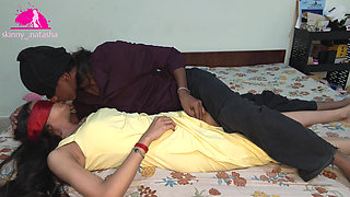 Real Couple Romance, Blindfolded Girlfriend’s Passionate Night