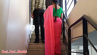 Desi bhabhi got fucked on Tarrace by landlord very hard