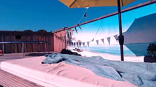 Hot amateur blonde stranded teen Alena fucked in public