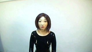 Extreme fetish latex play