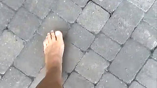 Mature Mom with Big Tits and Sexy Legs Teases and Shows off Her Wet Pussy