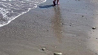 Walking by the Beach
