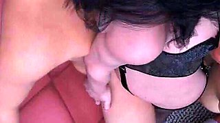 Lesbian Fucks Wife with Big Cock