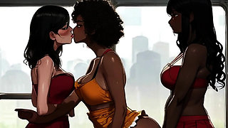 MILFs Can't Contain Their Lactating Tits in the Bus