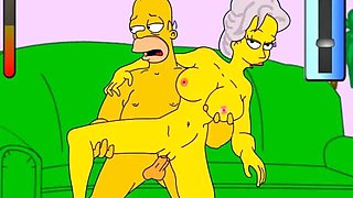 Homer's Happy Chance - Sex POV Cartoon P70 by Misskitty2k