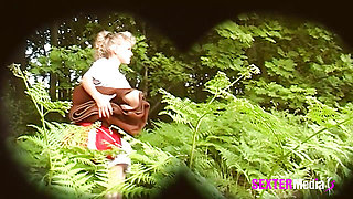 Blonde Amateur in the Forest