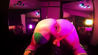 Axel Abysse Teases Asshole Before Riding Dildo Machine