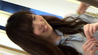 Asian japanese amateur has deep throat