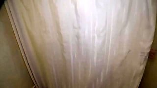 Erotic shower/dick washing/one-man fuck climax of long-ago