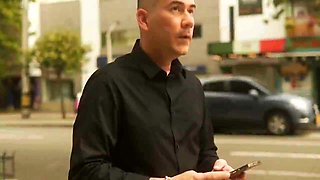 I Seduce My Client With My Huge Tits To Take My Rent And We Fuck Hard In His New Apartment