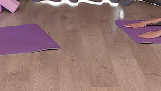 Fitness Trainer Fucks Two Clients