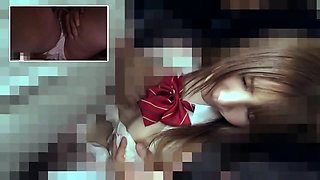 Amateur Asian College Teen Gives Blowjob
