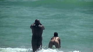 Exhibitionist Wife Helena Price Fucks BBC on Nude Beach - Voyeur POV MILF Public Sex