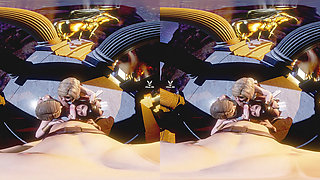 Worship Goddesses - triple blowjob in a classic temple featuring amazon version of Super Girl, Powergirl and Wonder Woman