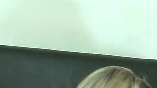 Mature blonde Olga sprayed from Sam Bourne