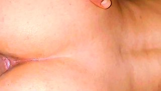 A busty babe with a juicy and perfectly shaped ass has it fucked hard