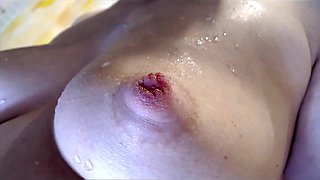 Big nipples and big milky tits fetish
