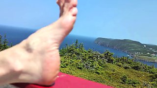 Lezlyan aka la_little_dancer_feet OnlyFans - I hiked up a