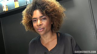 Czech Streets 121 Black seductive hairdresser