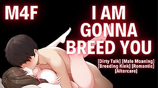 BREED And DRAIN Your Boyfriend's Cock (M4F) (Breeding Kink) (Dirty Talk) (Male Moaning)