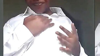 White Undies, White Dildo, Huge Squirt