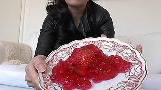 Smoking Mistress and Licking Dessert From Boot Soles, POV Clip, Lady Victoria Valente