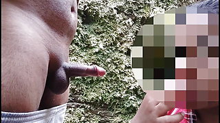 Desi Teen Girl Sucking Uncle's Big Dick & Swallowing Cum