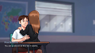Sneaky Link with My French Teacher (Summertime Saga Gameplay)