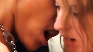 Sexy lesbian Ela Darling fucks her new bride with a strap-on