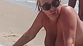 Fuck My Step Mom on the Beach