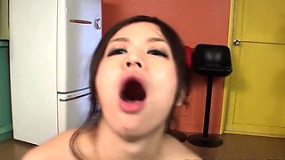 Kaede Niiyama blows salami in POV and likes Asian jizz -