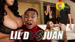 Juan El Caballo Loco vs Lil D Big Cock Battle - BangBros GOATs Compilation
