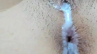 Oiled Body, Clit Rubbing After Sex