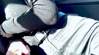 Masturbating in Uber Taxi Second Time