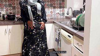 Hijabi MILF's Sensual Lip Lock Kissing & Love Making - Pussy Fingering, Boobs Press & Ass Press in Hot Foreplay