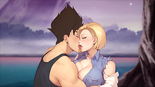 Divine Adventure - The Ford Blowjob and the Passionate Kiss with Android 18