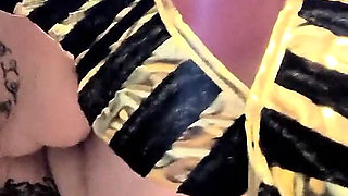 Squirting a Bucket Full His Hard Cock Watching Drool