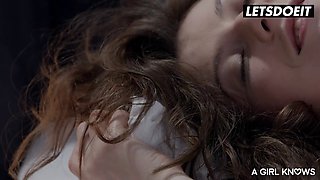 Emylia Argan & Lee Anne have a steamy morning lesbian romp with big ass babe