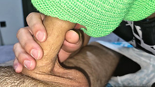 Ruined Orgasm on the Face of a Femboy Twink Crossdresser!