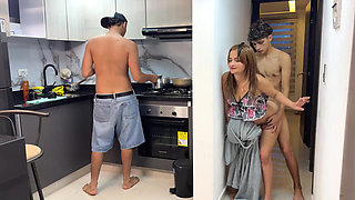 Big Ass Stepmother Agrees to Share a Bed with Her Stepson.