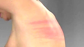 Caprice6 Spanking Machine - Bare Back Whipping